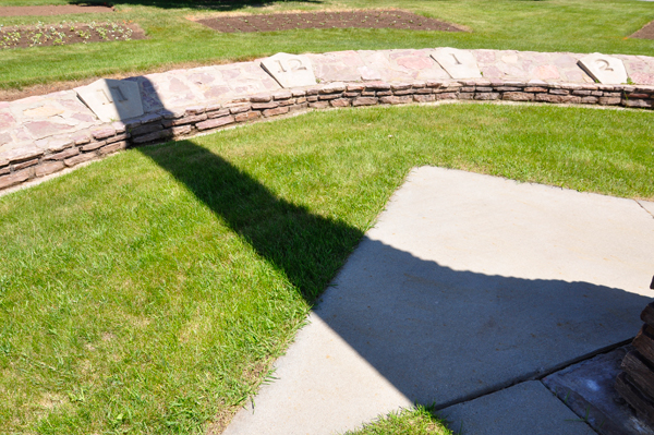 Sundial shadow